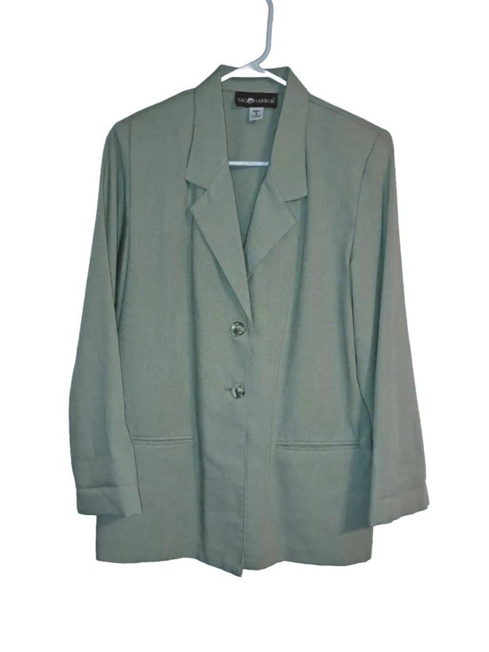 Sag Harbor Women’s Beige Size 8 Suit Jacket Blazer